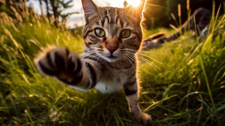 Playful cat