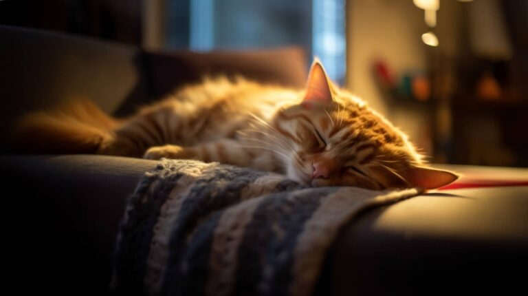 cat with cold