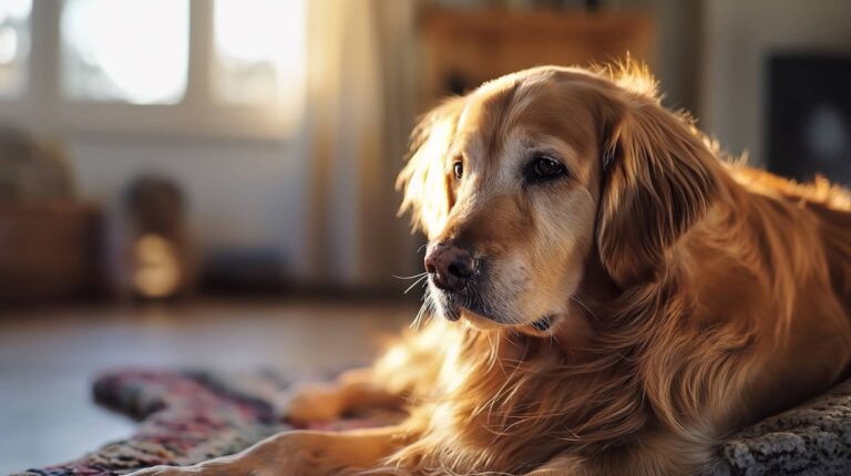 old golden retriever